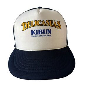 NWOT Vintage Delicaseas KiBun Masters of Good Taste Unisex Trucker Hat Cap